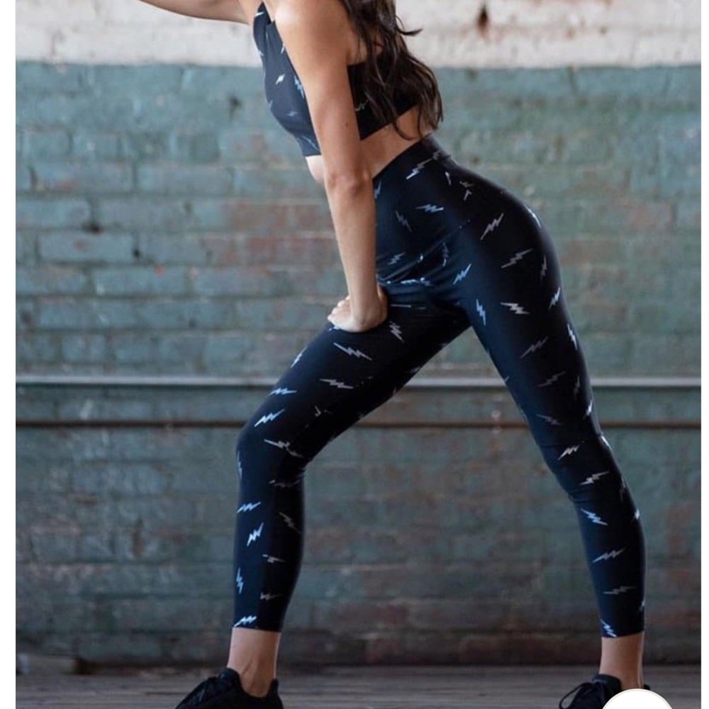 Emily Hsu Designs lightening bolt leggings